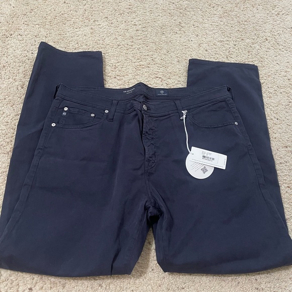 Ag Adriano Goldschmied Blue Slim Straight Jeans - Picture 2 of 2